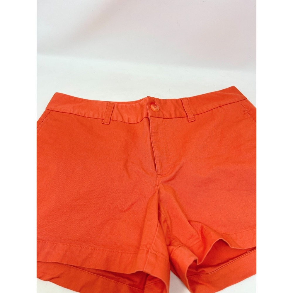 Khakis by Gap Womens Size 8 Orange Cotton Shorts Pockets - Picture 3 of 9